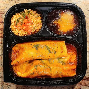 Southwestern Enchilada Platter