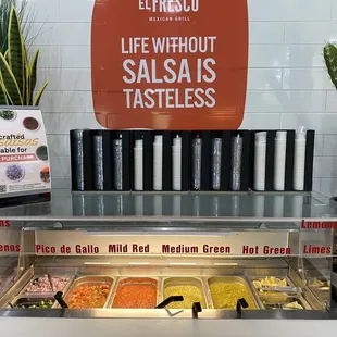 Salsa bar