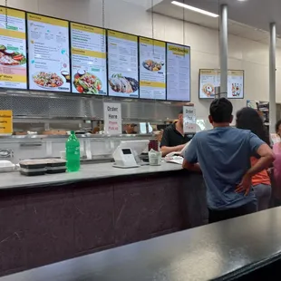 people ordering food