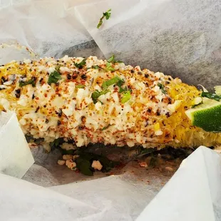 Elote Mexican Streetside corn