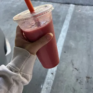 Strawberry banana smoothie