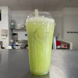 Cucumber and lime juice