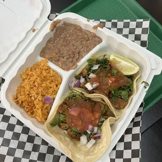 One Taco combo plate