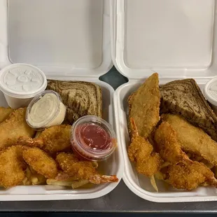 fish fry and shrimp combo