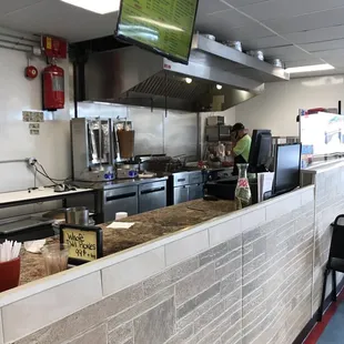 interior, sushi and sashimi