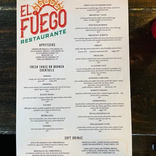 Front menu