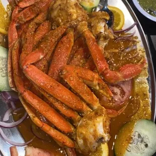 Crab legs platter