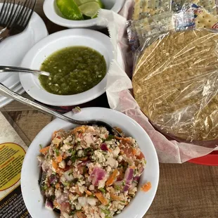 Table ceviche