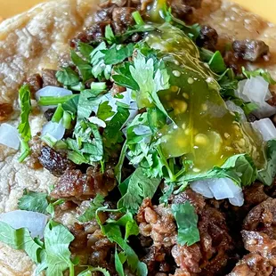 Steak taco