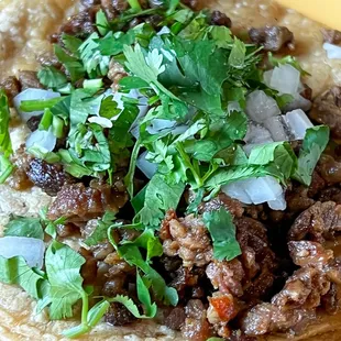 Steak taco
