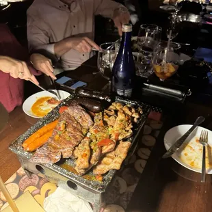 Parrillada de carne, muy completa!