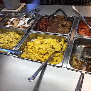 a variety of food items