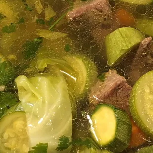 El mejor caldito del paso .....