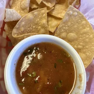 Complimentary Chips &amp; Salsa.