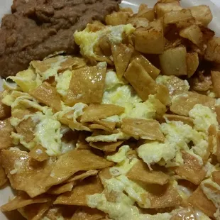 Migas with eggs