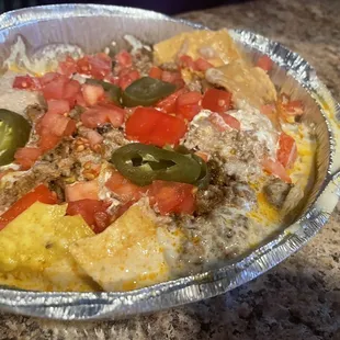 Nachos. No Lettuce. Ground Beef Salad. Lol