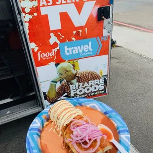 Torta ahogadas  Tortas ahogadas  Chula vista  As seen on tv bizarre foods!