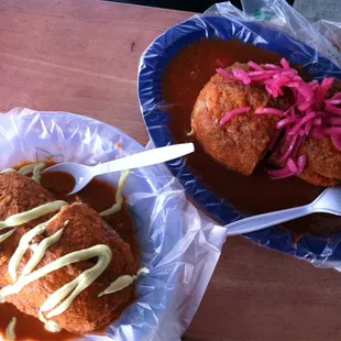 The #2 (left) and the #1 (right)