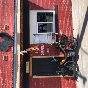 Nothing interior, strictly drive thru, with excellent orders taken by proprietor Danielle!