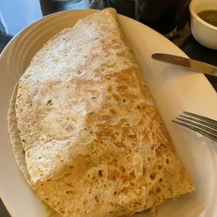 Chicken quesadilla. Huge!