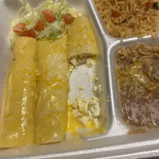 "enchiladas" made WRONG