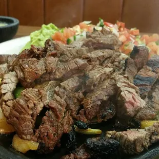 Beef fajitas