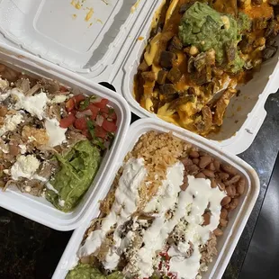 Carnitas Bowl, Gallo Fries