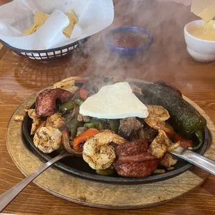 Mixed Fajitas!! Very delicious and Authentic Mexican