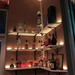 The bar! My favorite place to dine.