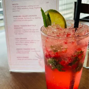 Raspberry Mojito