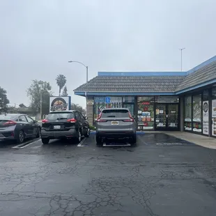 outside