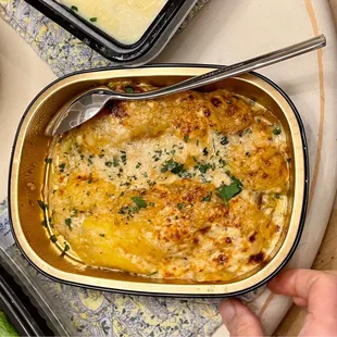 Scalped potatoes were a hit