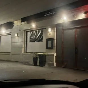 Sad store front all boarded up, thanks protestors for your respect of others