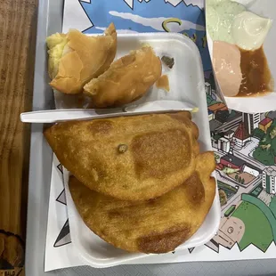 Beef &amp; Chicken empanadas