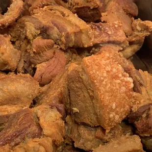 Chicharron. Decadent.