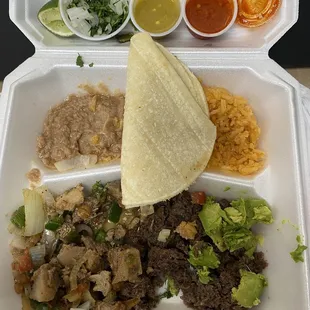 Taco meal. Delicioso!!