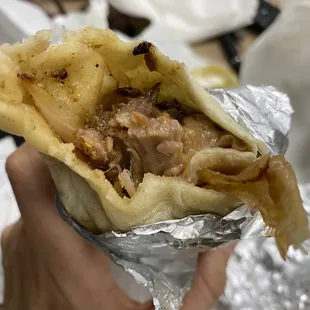 Carnitas burrito