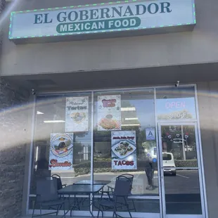 Outside of the Restaurant!