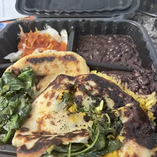 Vegan Pupusa Platter