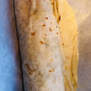 Steak breakfast burrito