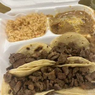 Carne asada tacos