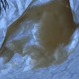 Burrito leaked like a hose was on