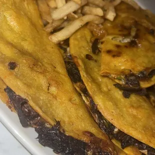 4 Quesabirrias with 8 oz. Consome