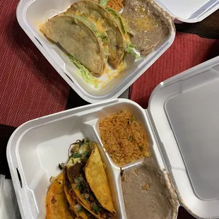 Chicken Taco and quesobirria
