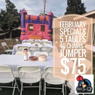 February special take advantage of our Special* Local delivery's only