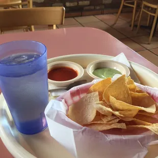 Complementary chips and condiments