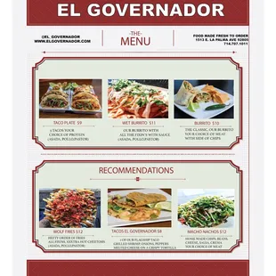 New menu ! Simple and fresh!