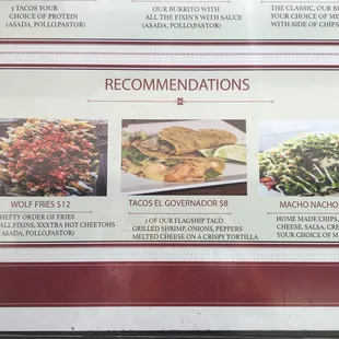 Menu (2 of 2) 07/25/18