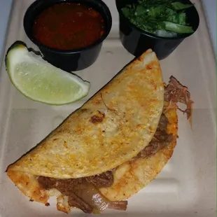 This was a barbacoa taco.. So good!!!