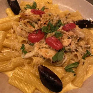 Seafood Rigatoni